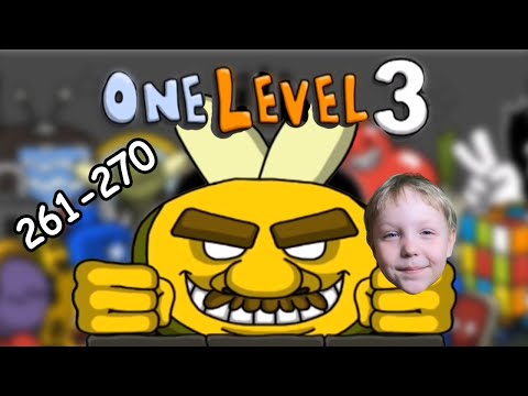 Видео: #27 Побег из тюрьмы в игре One Level 3! Босс Пчела Уровни 261-270