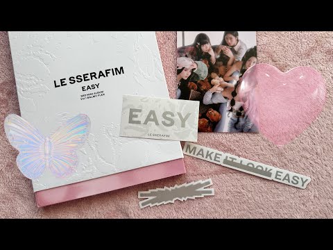 Видео: Распаковка LE SSERAFIM EASY (BALMY FLEX ver.)