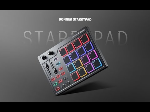 Видео: Donner STARRYPAD Технический обзор для MIDI режимов для сцен MIDIKey2Key.