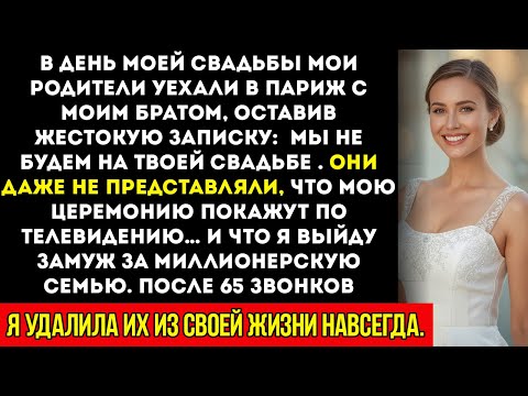 Видео: Мои родители поехали в Париж вместо того, чтобы прийти на мою свадьбу! Но они так и не узнали, что