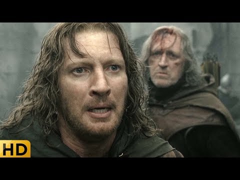 Видео: Осгилиат отступает в Минас Тирит. Властелин колец: Возвращение короля.