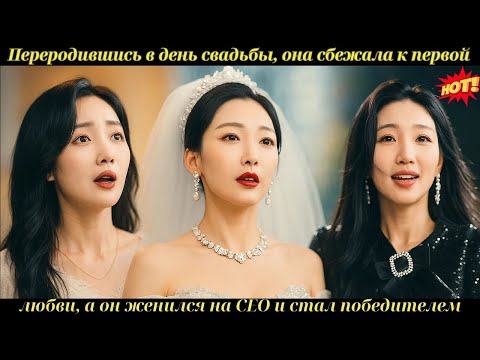 Видео: Переродившись в день свадьбы, она сбежала к первой любви, а он женился на CEO и стал победителем