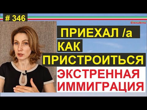 Видео: Экстренная иммиграция. Что делать сразу #346 #elenaarna