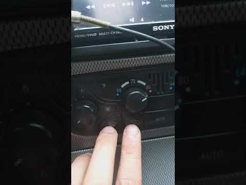 Видео: тест калибровка  заслонок печки  мерседес с230 w203