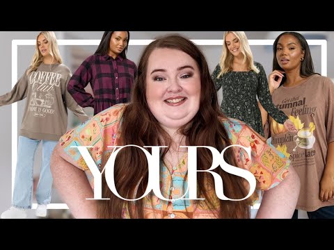 Видео: Осенняя коллекция Yours Clothing 👗🍂 | Примерка больших размеров и уютные повседневные модели