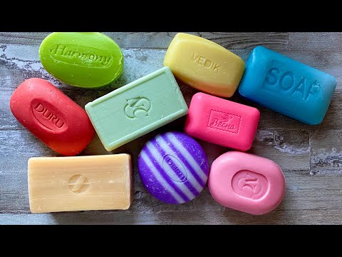 Видео: ASMR Soap cutting | Soap Carving|Резка мыла  | ASMR