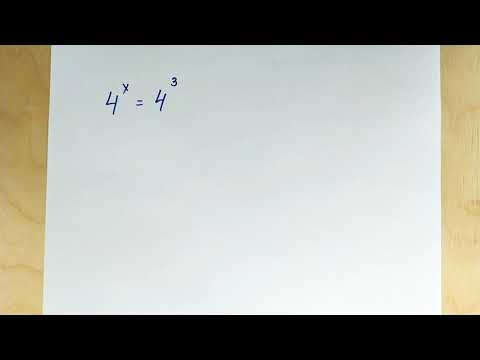 Видео: Показательные уравнения. Что это? Как решать?