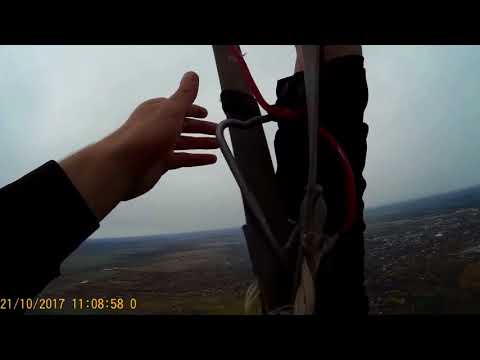 Видео: Прыжок с парашютом Д-10, 1000м