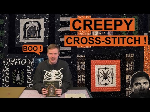 Видео: Я сделала жуткое одеяло с вышивкой крестиком на Хэллоуин