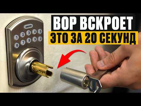 Видео: СРОЧНО меняй ТАКОЙ замок! / 3 самых НЕБЕЗОПАСНЫХ дверных замка