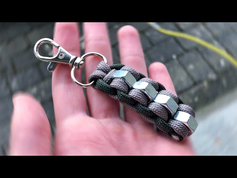 Видео: Как сделать НЕОБЫЧНЫЙ ТЕМЛЯК из ПАРАКОРДА (с ГАЙКАМИ)