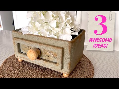 Видео: DIY😱 3 полезные идеи коробок для хранения из картонных коробок | Домашний декор | Поделки из картона