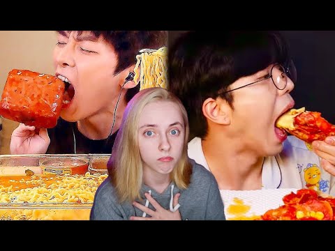 Видео: 🔥ЧТО ЭТИ КОРЕЙЦЫ СЕБЕ ПОЗВОЛЯЮТ 🍕реакция на корейцев в асмр и мукбанг #42
