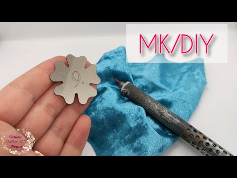 Видео: Шаблон, паяльник, отрезок ткани - маленькие цветы🌺для декора/Pequenas flores🌺 para decoração