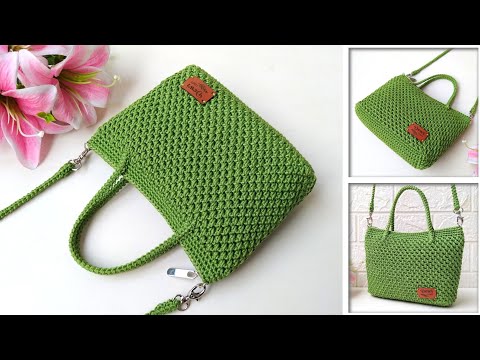 Видео: СДЕЛАЙТЕ КРАСИВУЮ СУМКУ ВЯЗАННУЮ КРЮЧКОМ ДЛЯ НАЧИНАЮЩИХ⁉️ ПОСМОТРЕТЬ, КАК ЭТО СДЕЛАТЬ