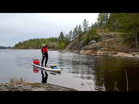 Видео: Ладожские шхеры за 3 дня на SUP