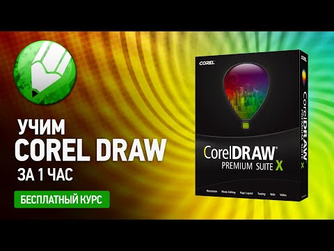 Видео: Учим Corel Draw за 1 час. Курс Корела с нуля. Курс Corel Draw с нуля. Быстрый старт