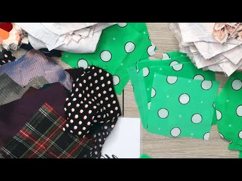 Видео: Оригинальная идея, что сшить из ненужных обрезков некрасивых тканей DIY мастер-класс