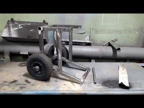 Видео: ИЗГОТОВЛЕНИЕ РАМЫ ТЕЛЕЖКИ для лодочного мотора!!! ( 1-я часть)