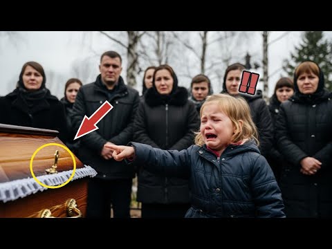 Видео: 3-летняя дочь рыдала у гроба отца, когда из него донесся стук