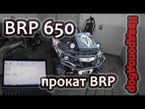 Видео: Квадроподбор BRP 650 2013.  Прокат BRP