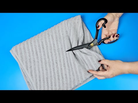 Видео: ⭐ Режу старые полотенца и использую их для уборки дома/ 2 ИДЕИ