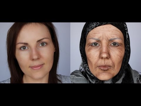 Видео: СОСТАРИТЬСЯ ЗА 4 МИНУТЫ / OLD MAKEUP