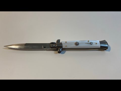 Видео: Stiletto Switchblade (сделано в Италии, история, тест и т. д.)
