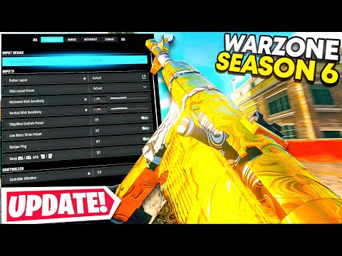 Видео: Новые *ЛУЧШИЕ* НАСТРОЙКИ в 6-м сезоне Warzone! 🎮👑 (лучшие настройки контроллера, графики и звука)...