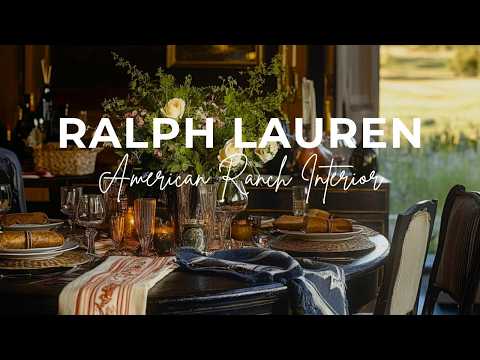 Видео: Создание эстетики RALPH LAUREN AMERICAN RANCH дома