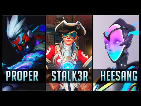 Видео: PROPER против STALK3R против HEESANG – Битва богов DPS! ⚡👑 | Overwatch 2