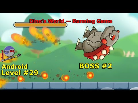 Видео: Level 29. Босс № 2. Прохождение игры Dino's World — Running Game на Android