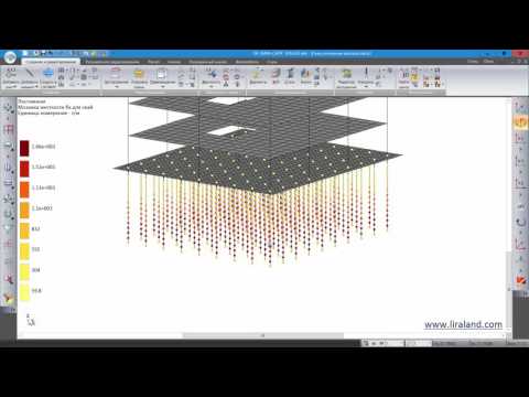 Видео: ЛИРА-САПР 2016: Технология проектирования свайного основания