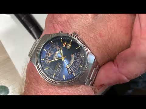 Видео: Александр Бродниковский-самые первые часы Ракета-вечный календарь/Ориент (Orient) 2628.Г ПЧЗ СССР