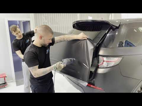 Видео: Range Rover облепяне с фолио Черен Сатен за BgKrasi / Range Rover in Satin Black for Krasi Fifa