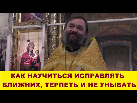 Видео: Как научиться исправлять ближних, терпеть и не унывать. Священник Валерий Сосковец