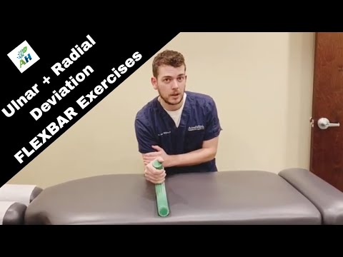 Видео: Упражнения на локтевую и лучевую девиацию | Theraband Flexbar