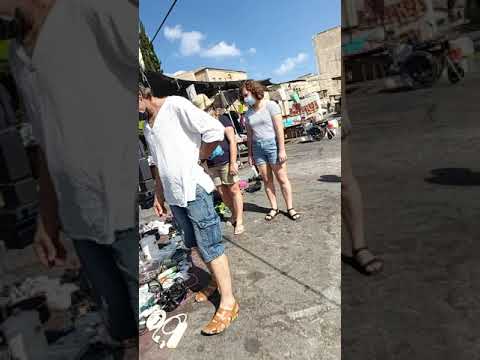 Видео: Блошиный рынок в Хайфе.