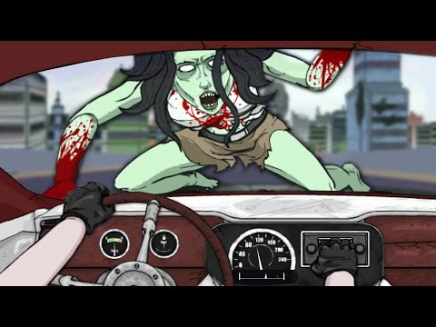 Видео: ПРОКАЧЕННАЯ МАШИНА ПРОТИВ ЗОМБИ ➲ ВЫНОС МОЗГА ➲ Road of the dead