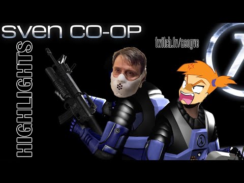 Видео: Half-Life Co-Op с младшей сестрой. Хайлайты Sven Co-op