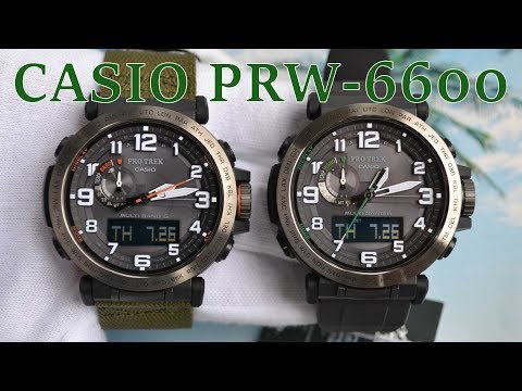 Видео: Обзор моделей Casio PRW-6600 Protrek