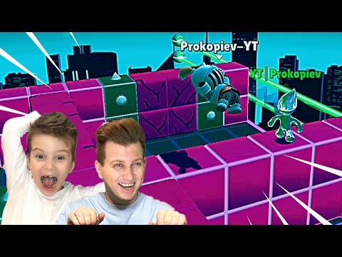 Видео: БЕЗКРАЙНИТЕ КУБЧЕТА НА STUMBLE GUYS ENDLESS BLOCK DASH