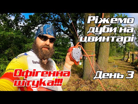 Видео: Ріжемо дуби на цвинтарі день 3