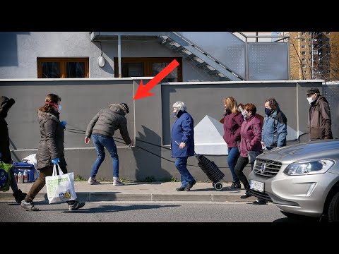 Видео: Картина на САМОЙ ОЖИВЛЕННОЙ улице города! (удивительно👀)