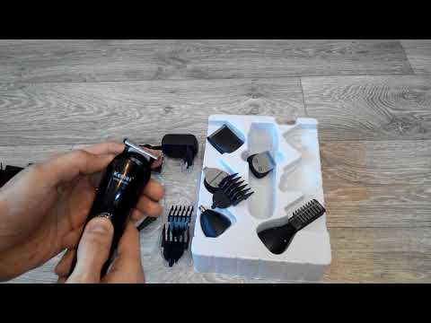 Видео: Машинка для стрижки 11в1 Kemei KM-600