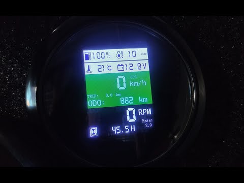 Видео: Подключение и обзор тахометра 6 in 1 к лодочному мотору Hidea 9.9 pro