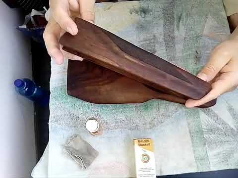 Видео: Пропитка приклада ИЖ-27 маслом BALSIN SHAFTOL и его полировка