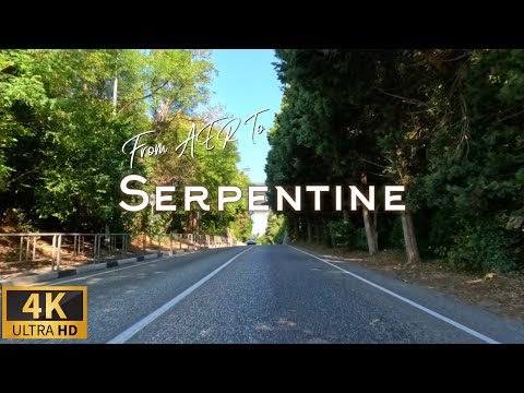 Видео: Driving Serpentine - Russia Black Sea Coast 4K - На машине по серпантину от Совет-Квадже до Туапсе