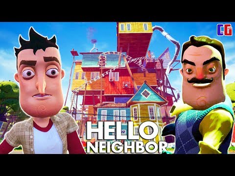 Видео: НОВЫЙ ДОМ и НОВЫЕ ТАЙНЫ ПРИВЕТ СОСЕД! Мультяшная хоррор игра Hello Neighbor АКТ 3 Начало