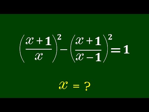 Видео: Хорошая задача по алгебре | Математическая олимпиада | Можете ли вы решить ее относительно x?